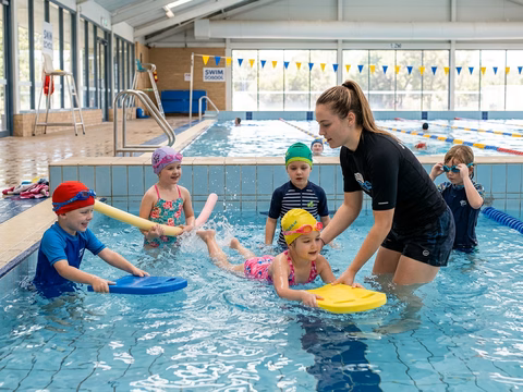 Natación en grupo reducido